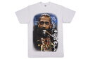 STREET WEAR SUPPLY NIPSEY HUSSLE CIGAR & FAT CUBAN LINK S/S T-SHIRT (WHITE)ストリートウェアサプライ/ショートスリーブティーシャツ/ホワイト