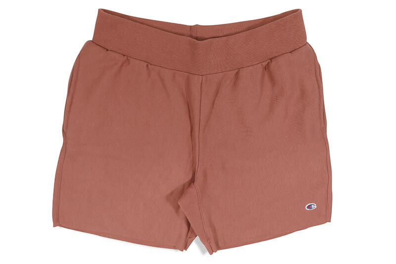 CHAMPION REVERSE WEAVE CUT-OFF SHORTS, 7" (80453-A1DF:SANDAL WOOD RED)チャンピオン/スウェットショーツ/サンダルウッドレッド