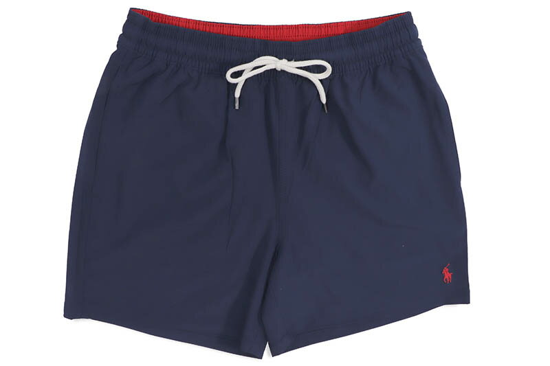 楽天GROW AROUND グロウアラウンドPOLO RALPH LAUREN 5.75-INCH TRAVELER CLASSIC SWIM TRUNK （710840302001:NEWPORT NAVY）ポロラルフローレン/スイムショーツ/ハーフパンツ/水着/夏/海/ビーチ/プール