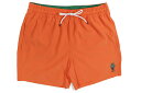 POLO RALPH LAUREN 5.75-INCH POLO BEAR TRAVELER CLASSIC SWIM TRUNK (710865367001:SAILING ORANGE)|t[/XCV[c/n[tpc///C/r[`/v[