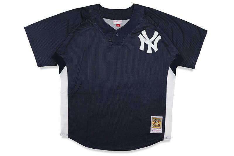 MITCHELL & NESS AUTHENTIC MESH BP JERSEY (NEW YORK YANKEES/2009:DEREK JETER/#2/NAVY) ABPJ3345ミッチェル&ネス/(ヘンリーネック)メッシュベースボールジャージ/ニューヨークヤンキース/ネイビー