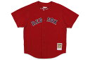 MITCHELL NESS AUTHENTIC MESH BP BF JERSEY (BOSTON RED SOX/2004:DAVID ORTIZ/ 34/SCARLET) ABBF3337ミッチェル ネス/(ボタンフロント)メッシュベースボールジャージ/ボストンレッドソックス/レッド