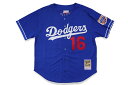 MITCHELL NESS AUTHENTIC MESH BP BF JERSEY (LOS ANGELES DODGERS/1997:HIDEO NOMO/ 16/DARK ROYAL) ABBF3359ミッチェル ネス/ベースボールジャージ/ロサンゼルスドジャース/ダークロイヤル