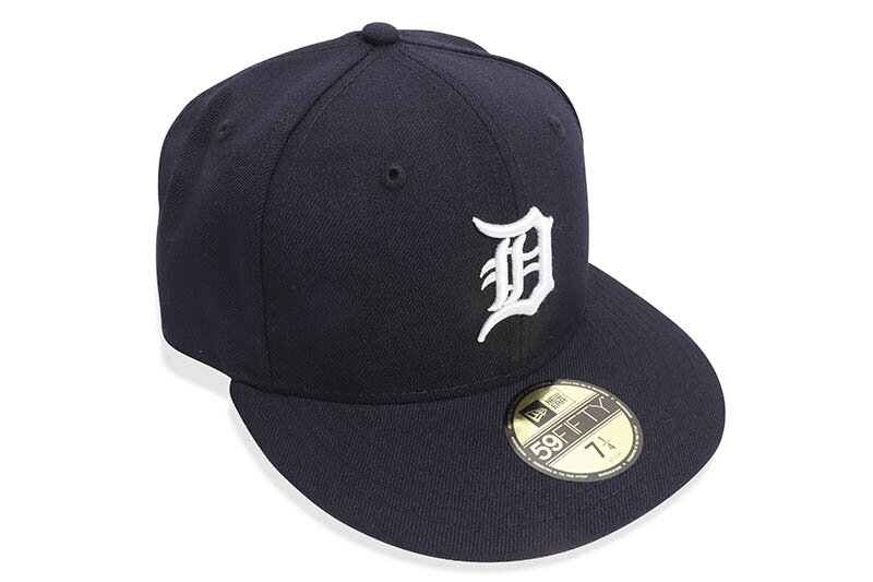 NEW ERA DETROIT TIGERS 59FIFTY FITTED CAP (OLD AUTHENTIC/NAVY) 11561328ニューエラ/フィッテッドキャップ/MLB/デトロイトタイガース/ネイビー/ツバ裏グレー/グレーブリム/グレイブリム/クラシック/シンプル