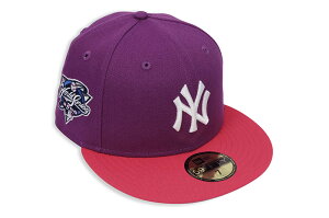 NEW ERA NEW YORK YANKEES 59FIFTY FITTED CAP (2000 WORLD SERIES CUSTOM SIDE PATCH/GREY UNDER VISOR/SPARKLING GRAPE LAVA RED)˥塼/եåƥåɥå/MLB/˥塼衼󥭡/ѡ󥰥졼 å/ĥ΢졼