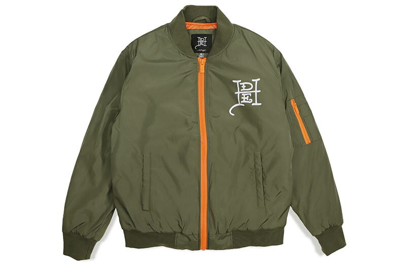 ED HARDY NYC BOMBER JACKET (OLIVE)エドハーディー/ボンバージャケット/オリーブ