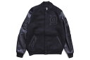 PRO STANDARD DETROIT TIGERS TRIPLE BLACK VARSITY JACKET (LDT632573:BLACK OUT)プロスタンダード/バーシティジャケット/ブラック