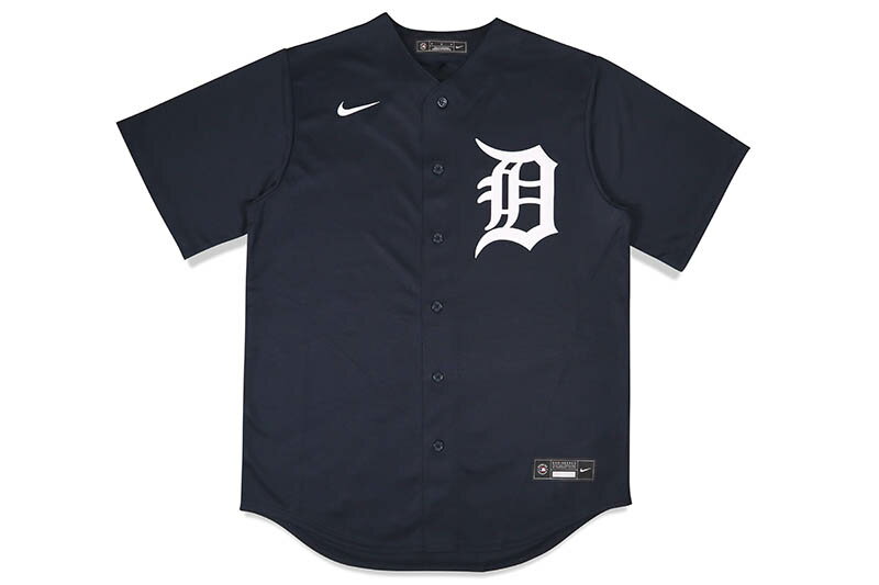 NIKE MLB DETROIT TIGERS REPLICA BASEBALL JERSEY (T770-DGNA-DG-XVA:DARK NAVY)iCL/x[X{[W[W/fgCg^CK[X/_[NlCr[