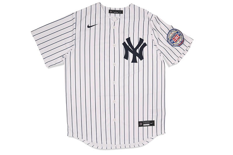 NIKE MLB NEW YORK YANKEES BASEBALL JERSEY (T770-NKWH-QD5-J02:DEREK JETER/#2/WHITE NAVY)ナイキ/ベースボールジャージ/ニューヨークヤンキース/ホワイト ネイビー 1