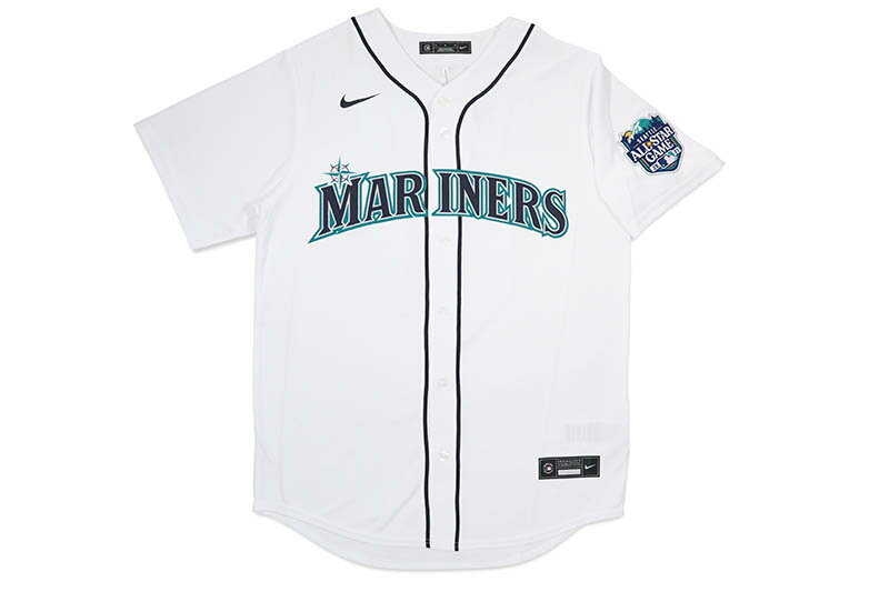 NIKE MLB SEATTLE MARINERS BASEBALL JERSEY (T770-MVWH-QIC-51B:ICHIRO SUZUKI/#51/WHITE)ナイキ/ベースボールジャージ/シアトルマリナーズ/ホワイト