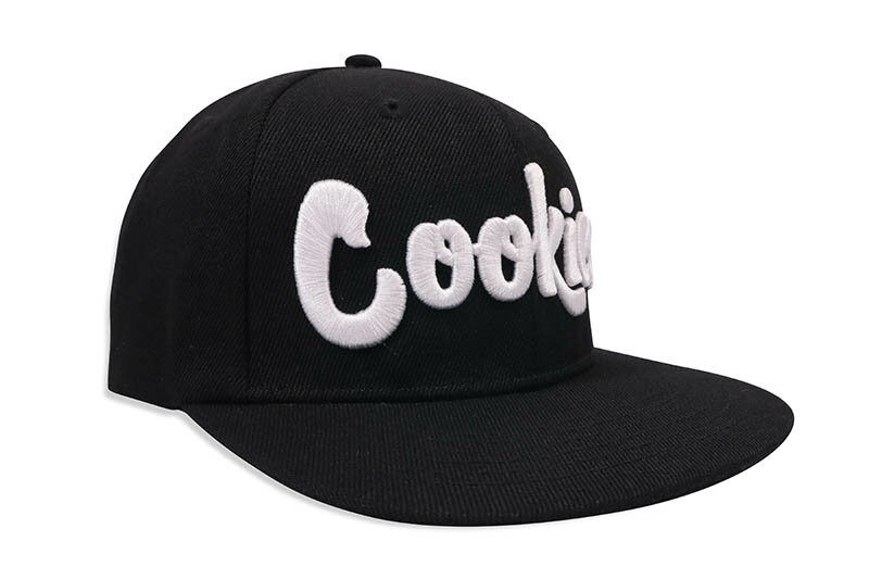 COOKIES ORIGINAL LOGO SNAPBACK (BLACK/WHITE) 1564X6668 CM232XSH08クッキーズ/ストラップバックキャップ/アクリルビーニー/ブラック ホワイト