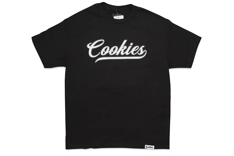 COOKIES PACK TALK LOGO TEE (BLACK/BLACK) 1564T6629クッキーズ/ショートスリーブTシャツブラック