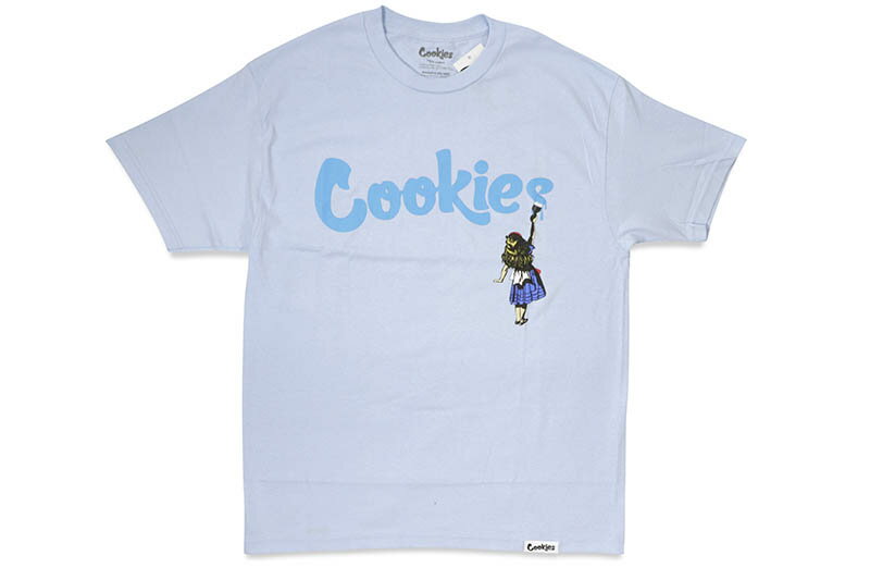 COOKIES GIRL PAINTING TEE (POWDER BLUE) 1564T6642クッキーズ/ショートスリーブTシャツ/パウダーブルー