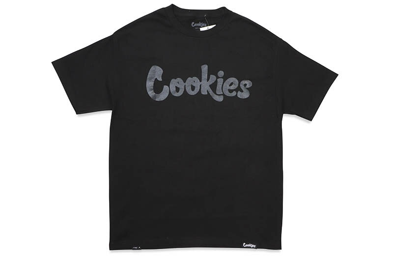 COOKIES ORIGINAL LOGO TEE (BLACK/BLACK) 1564T6661 CM232TSP01クッキーズ/ショートスリーブTシャツ/ブラック ブラック
