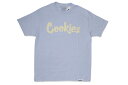 COOKIES ORIGINAL LOGO TEE (SKY BLUE/CREAM) 1564T6661 CM232TSP01クッキーズ/ショートスリーブTシャツ/スカイブルー クリーム