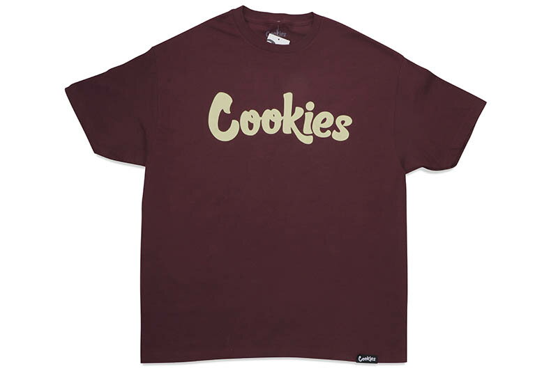 COOKIES ORIGINAL LOGO TEE (BURGUNDY/CREAM) 1564T6661 CM232TSP01クッキーズ/ショートスリーブTシャツ/バーガンディー クリーム