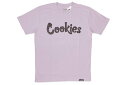 COOKIES ORIGINAL LOGO TEE (LAVENDER/BLACK) 1564T6661 CM232TSP01クッキーズ/ショートスリーブTシャツ/ラベンダーブラック