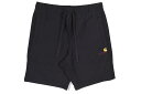 Carhartt WIP AMERICAN SCRIPT SWEAT SHORT (I031685.89XX:BLACK)J[n[gEBbv/XEFbgV[c/ubN