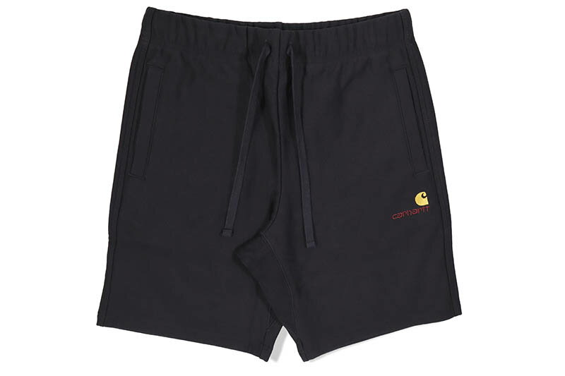 Carhartt WIP AMERICAN SCRIPT SWEAT SHORT (I031685.89XX:BLACK)カーハートウィップ/スウェットショーツ/ブラック