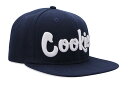 COOKIES ORIGINAL LOGO SNAPBACK (NAVY/WHITE) 1564X6668 CM232XSH08クッキーズ/スナップバックキャップ/ネイビー ホワイト