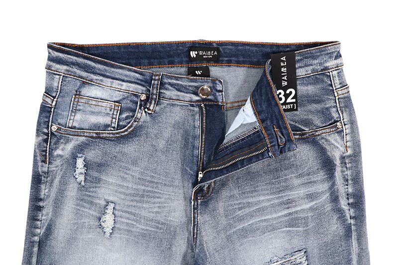 デニム パンツ メンズ ジーンズ スキニー ダメージ クラッシュ ウォッシュド 韓国 ストレッチ性 カジュアル ブラック