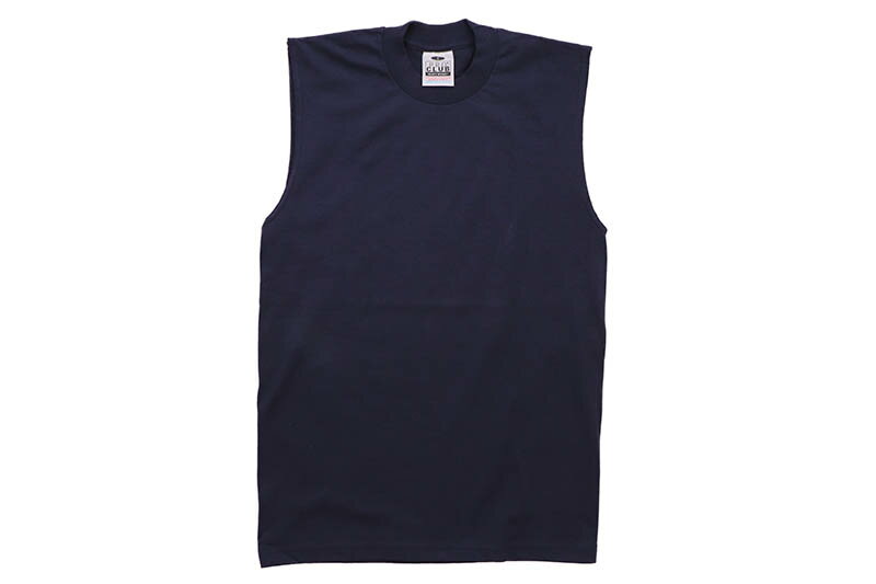 PRO CLUB HEAVYWEIGHT SLEEVELESS MUSCLE T-SHIRT (NAVY) 113ץ/꡼֥쥹ޥåT/...