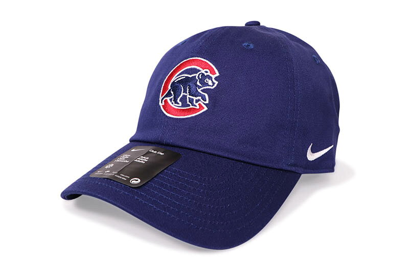 NIKE CHICAGO CUBS CLUB UNSTRUCTURED ORGANIC COTTON CAP (NB01-4EU-EJ-BEK:LOYAL BLUE)ナイキ/MLB/シカゴカブス/ストラップバックキャップ/ロイヤルブルー