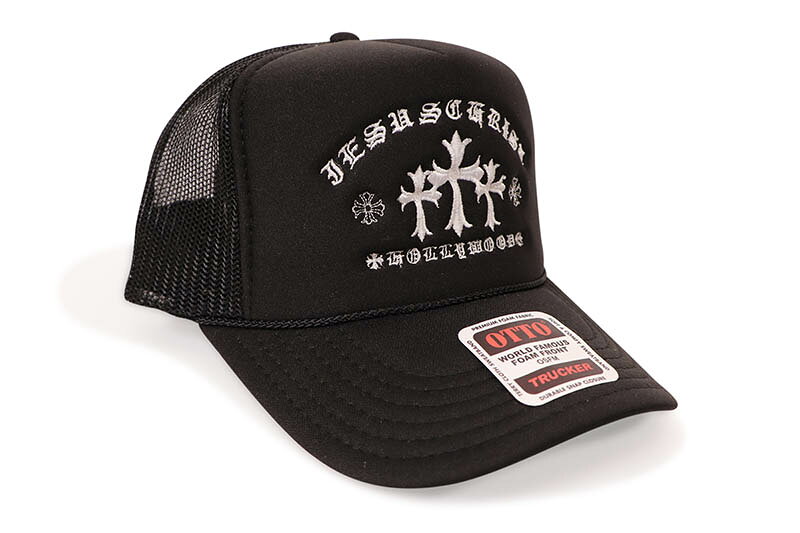 ADVANCE TRIPLE CROSS TRUCKER HAT (BLACK) ARS-7773アドバンス/トラッカーハット/メッシュキャップ/ブラック