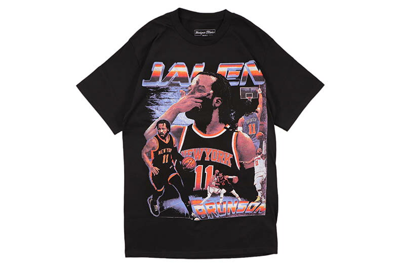 HEADGEAR CLASSICS JALEN BRUNSON#4 T-SHIRTS (BLACK)ヘッドギアークラシックス/ショートスリーブティーシャツ/ニューヨークニックス/ジェイレン・ブランソン/ブラック