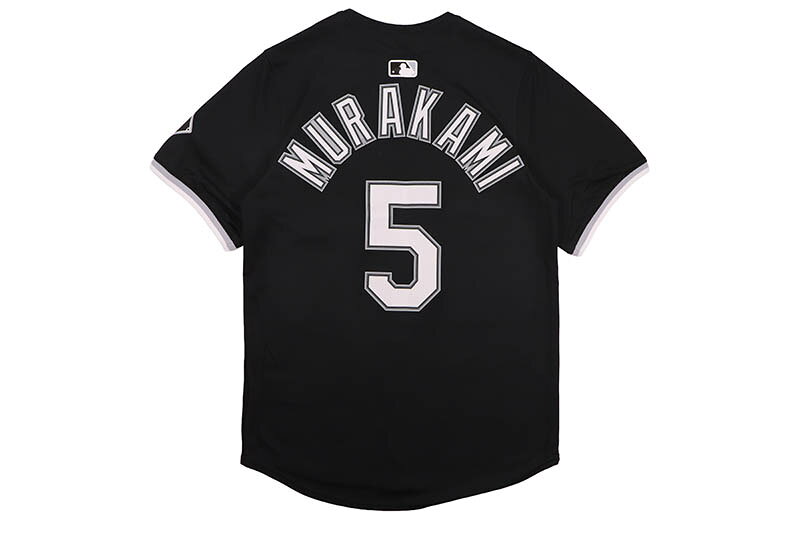 GROW AROUND グロウアラウンドのNIKE MLB CHICAGO WHITE SOX ALTERNATE 2 LIMITED PLAYER JERSEY (LM25-RXA2-RX9-Z4W:MUNETAKA MURAKAMI/#5/BLACK)ナイキ/ベースボールジャージ/ユニフォーム/シカゴホワイトソックス/MLB/ブラック｜アングル2