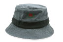 ONLY NY CREST BUCKET HAT (SLATE)I[j[[N/oPbgnbg/X[g