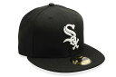 NEW ERA CHICAGO WHITE SOX ON-FIELD AUTHENTIC 59FIFTY FITTED CAP (BLACK) 11449386ニューエラ/フィッテッドキャップ/シカゴホワイトソックス/ブラック