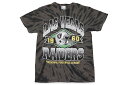 '47 LAS VEGAS RAIDERS VINTAGE TUBULAR S/S T-SHIRT (552707:BLACK TWISTER TIE-DYE)tH[eB[Zu/V[gX[ueB[Vc/ubNcCX^[^C_C