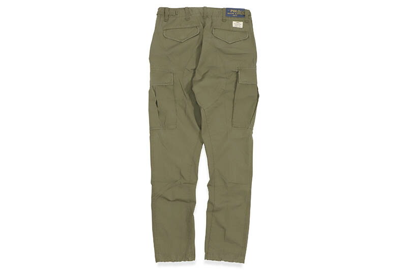POLO RALPH LAUREN RIPSTOP CARGO PANT (710864896002:BRITISH OLIVE)ポロラルフローレン/リッピストップカーゴパンツ/ブリティッシュオリーブ