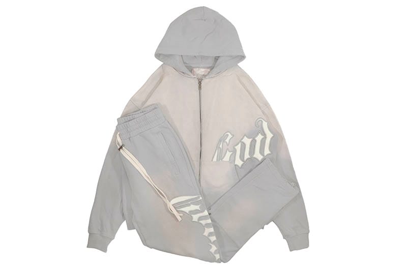 GODSPEED OG LOGO SWEATSUIT (VINTAGE SLATE GREY)ゴッドスピードニューヨーク/セット販売/スウェットセットアップ/ス...