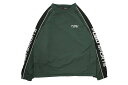 FUBU NYLON PULL-OVER (FAM-42102:GREEN)フブ/ナイロンクルーネックプルオーバー/グリーン ブラック