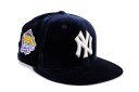NEW ERA NEW YORK YANKEES 59FIFTY FITTED CAP (1999 WORLD SERIES SIDE PATCH/GREY U...