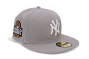 NEW ERA NEW YORK YANKEES 59FIFTY FITTED CAP (2024 WORLD SERIES SIDE PATCH/GREY U...