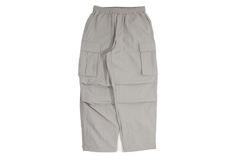 FUBU NYLON EASY CARGO PANTS (FAM-42502:GRAY)フブ/カーゴパンツ/グレー