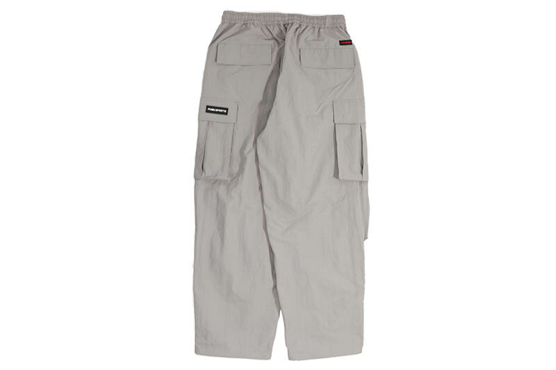 FUBU NYLON EASY CARGO PANTS (FAM-42502:GRAY)フブ/カーゴパンツ/グレー