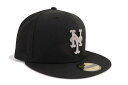 NEW ERA NEW YORK METS 59FIFTY FITTED CAP (RHINESTONE BADGE/BLACK) 14307659ニューエラ/...