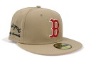 NEW ERA X JOE FRESHGOODS BOSTON RED SOX 59FIFTY FITTED CAP (PEACH UNDERVISOR/CAM...