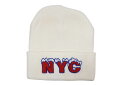 CLASSIC MATERIAL NY NYC ICE SKULLY (GREY)クラシックマテリアルニューヨーク/ニットキャップ/ホワイト(4)