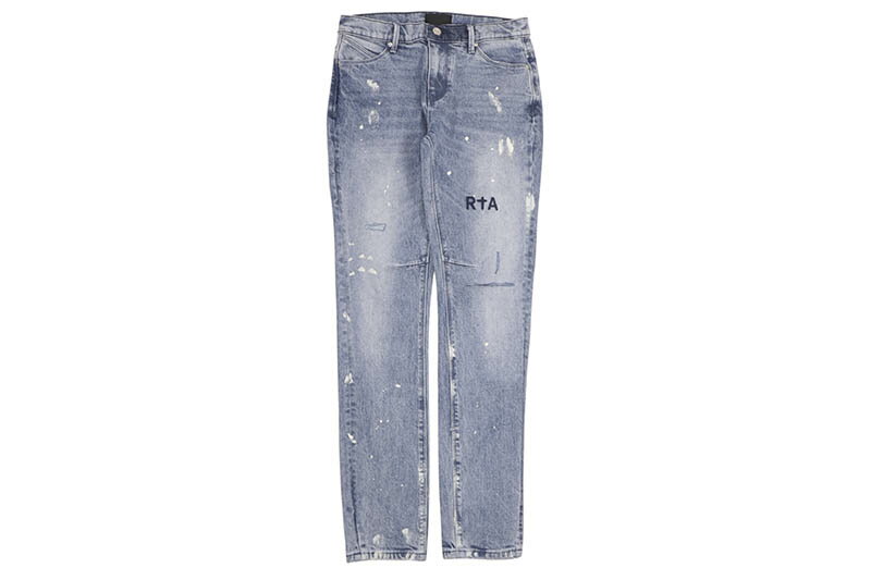 RTA BRAND CLAYTON SKINNY JEAN (MH24D625-B1182DISWP:DISTRESSED WHITE PAINT)アールティーエーブラン..