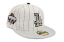 NEW ERA LOS ANGELES DODGERS 59FIFTY FITTED CAP (40TH ANNIVERSARY SIDE PATCH/GREY...