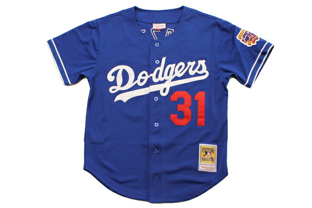 MITCHELL & NESS AUTHENTIC MESH BP BF JERSEY (LOS ANGELES DODGERS/1997:MIKE PIAZZA/BLUE #31) ABBFGS18312 ABBF3103~b`F&lX/x[X{[W[W/T[XhW[X/u[