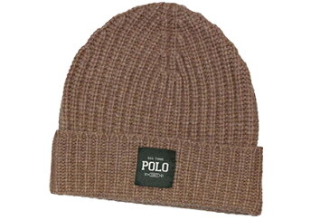 POLO RALPH LAUREN CHUNKY RIB KNIT CUFFED BEANIE(PC0089/235:KHAKI)ポロ ラルフローレン/ニットキャップ/ベージュ