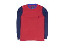 POLO RALPH LAUREN COLOR BLOCKED L/S THERMAL(RED×NAVY×BLUE)ポロ ラルフローレン/アメリカ/USA/ロングスリーブTシャツ/サーマルTシャツ/ポニーロゴ/ワッフルニット/インナーウェア/スリープウェア/ワンポイントロゴ/シンプル/ジャストフィット/ベストセラー/メンズ