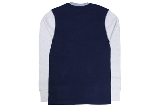 POLO RALPH LAUREN COLOR BLOCKED L/S THERMAL(NAVY×OFF WHITE×GREY)ポロ ラルフロ...
