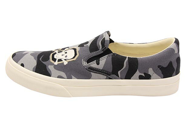 POLO RALPH LAUREN THOMPSON SLIP-ON SNEAKER(816694618001:BLACK MU CANVAS)ポロ...